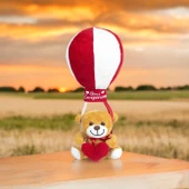 25cm Uçan Balonlu Seni Seviyorum Ayıcık - 1
