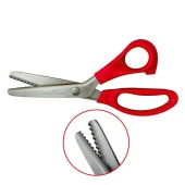Plastik Saplı Sürfile Zikzak Makası 9-1/4 İnç 23.3cm / A-85 - 1