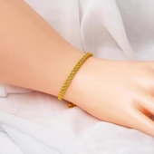 Halat Örgülü Altın Takı Seti thumbnail 3