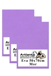 Mor Eva 50x70 cm 3 Adet Eva Süngeri Okul Kreş Anasınıfı Elişi Etkinlikleri - 1