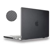 Macbook Pro 16inç Kılıf M1-M2-M3-M4, Karbon Fiber (Touchbarsız 16.2" Pro) A2485 A2780 A2991 A3403 A3186 ile Uyumlu - 4