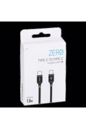 Zero Usb-c To Usb-c Siyah Kablo 1m - 3
