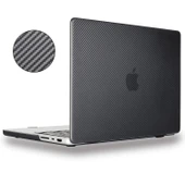 MacBook Air 13 inç Karbon Fiber Sert Kılıf M1 A2337 A2179 A1932 Uyumlu İnce Hafif Koruma thumbnail 4