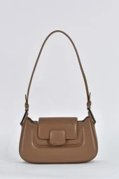 Elatae Kadın Omuz Askılı Günlük Çapraz El Çantası Vizon 17559 thumbnail 1