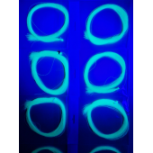 eagenset Koyu Fıstık Yeşili Ultraviyole (UV) Neon Işıkta Parlayan Poşet Çapari Simi, Jig Yapım Malzemesi - 6