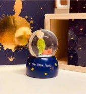 Mini Boy Küçük Prens Kar Küresi Işıklı 6.5 cm Dekoratif Hediyelik - 1