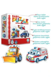 Baby Puzzle Sevimli Araçlar - 2