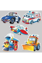 Baby Puzzle Sevimli Araçlar - 4