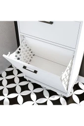 ROOMART Çamaşır Sepetli Banyo Dolabı, Çok Amaçlı Çekmeceli Dolap 60 x 200 cm - 6