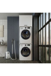 ROOMART Banyo Dolabı 231,2 x 67 cm Çamaşır Ve Kurutma Makinesi Dolabı - 1