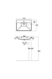 ROOMART Lavabolu Mat Beyaz Mdf 100 Cm Çekmeceli Banyo Dolabı + Aynalı Üst Dolabı + Boy Dolabı thumbnail 8
