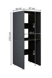 ROOMART Banyo Dolabı Çamaşır Ve Kurutma Makinesi Dolabı - 2