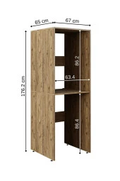 ROOMART Banyo Dolabı Çamaşır Ve Kurutma Makinesi Dolabı - 5