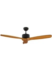 Alsanfan Hardwood Siyah Motor Medium Kanat Duvar Kumandalı Tavan Vantilatörü - 1