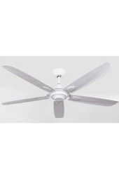 Alsanfan White Beyaz Aydınlatmasız Uzaktan Kumandalı 140cm Tavan Vantilatörü - 2