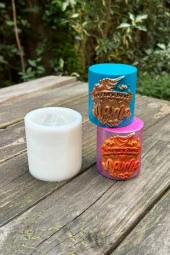 Anneler Günü Silindir Silikon Mum Kalıbı thumbnail 4