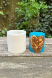 Anneler Günü Silindir Silikon Mum Kalıbı thumbnail 5