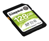 Kingston 128GB SDS2/128GB UHS-I U3 V30 100R SDXC Canvas Select Plus C10 SD Hafıza Kartı thumbnail 1
