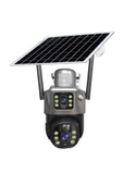 Avenir AV-M12 4g Sim Kartlı 4mp 2 Kameralı Solar Panelli Güneş Enerjili 360° Dönebilen Kamera Uyumlu thumbnail 2