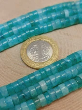 Amazonit Taşı Şekilli 3x6mm Dizi (49350) thumbnail 2