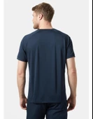 Helly Hansen Hp Ocean Erkek Kısa Kollu Tişört HHA.34418.HHA.597 Lacivert thumbnail 3