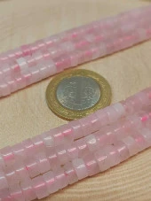 Pembe Kuvars Taşı Şekilli 3x6mm Dizi (49358) thumbnail 2