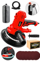 Dozzer Alman 2000 Watt Vakumlu Toz Torbalı Hortumlu El Tipi Alçıpan Duvar Zımparalama Makinesi - 1