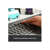 logitech Signature K650 Bilek Destekli Kablosuz Grafit Klavye 920-010919 - 4