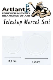 Teleskop Mercek Seti 1 Paket Okullar İçin Teleskop Yapımı İçin Plastik Mercek Basit Deney - 3