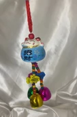 Maneki Neko Feng Shui Bereket Şans Mutluluk Çağıran Şans Kedi Seramik Mavi - 5