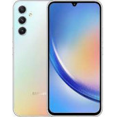 Samsung Galaxy A34 128 GB 8 GB Ram gümüş renk  (Samsung Türkiye Garantili) - 8
