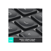 Logitech Mx Keys Mini Minimalist Kablosuz Bluetooth Aydınlatmalı Türkçe Q Klavye - Siyah - 5
