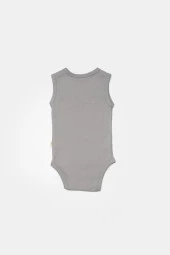 Bebek 2 Parça Kolsuz Body, %50 Bambu - %50 Organik Pamuk, Bebek ve Yenidoğan Serisi - CSYB9014 - 4