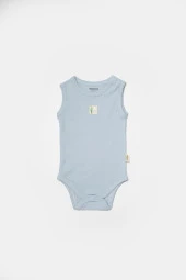 Bebek 2 Parça Kolsuz Body, %50 Bambu - %50 Organik Pamuk, Bebek ve Yenidoğan Serisi - CSYB9014 - 5