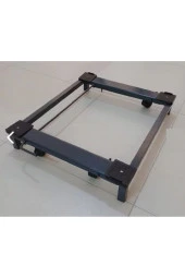 Trendesk   Metal Çeksür Çamaşır Makinesi Taşıma Buzdolabı Makine Altlığı Tekerlekli Beyaz Eşya Taşıyıcı - 4
