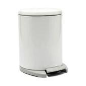 Primanova Cigo Pedallı Çöp Kovası  Beyaz 6lt - Ev M-E41-01-07 thumbnail 1