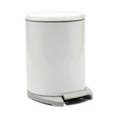 Primanova Cigo Pedallı Çöp Kovası  Beyaz 6lt - Ev M-E41-01-07 thumbnail 2