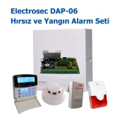 Electrosec DAP-06 Kablolu Hırsız ve Yangın Alarm Seti 6 Bölgeli thumbnail 2