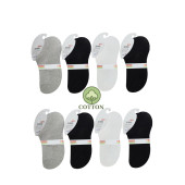 Kız - Erkek Çorap Sneakers Model Pamuklu Terletmez (4 ÇİFT) Çocuk Çorabı - 4