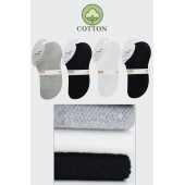 Kız - Erkek Çorap Sneakers Model Pamuklu Terletmez (4 ÇİFT) Çocuk Çorabı - 5