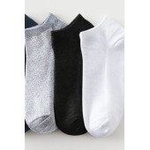 Kız - Erkek Çorap Sneakers Model Pamuklu Terletmez (4 ÇİFT) Çocuk Çorabı - 7