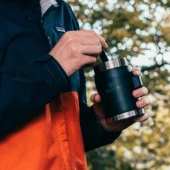 Stanley Klasik Paslanmaz Çelik Yemek Termosu Kaşıklı 0,40 LT - Matte Black Pebble - 6