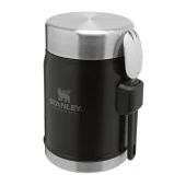 Stanley Klasik Paslanmaz Çelik Yemek Termosu Kaşıklı 0,40 LT - Matte Black Pebble - 2