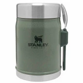 Stanley Klasik Paslanmaz Çelik Yemek Termosu Kaşıklı 0,40 Lt - Hammertone Green - 1