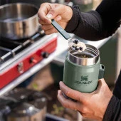 Stanley Klasik Paslanmaz Çelik Yemek Termosu Kaşıklı 0,40 Lt - Hammertone Green - 6