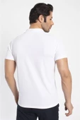 Crozwise Polo Yaka Erkek Beyaz Spor T-shirt - 7135-08 - 3