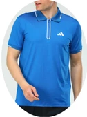 Adidas EF-4204 Erkek Polyester Mesh Polo Yaka T-Shirt - 7