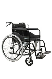 DODO Emek Sağlık Standart Ekose Katlanabilir Tekerlekli Sandalye thumbnail 1