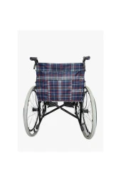 KSM K-100 Manuel Tekerlekli Sandalye - Refakatçi Frenli Katlanabilir thumbnail 2