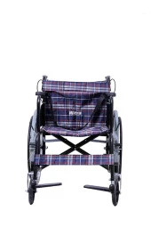 WOLLEX Ekose Kumaşlı Manuel Tekerlekli Sandalyesi W210 thumbnail 5